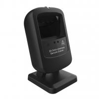 China Desktop Wired USB 1D 2D Barcode Qr Code Reader Omnidirectional Barcode Scanner Platform on sale