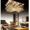 China オーダーメイド モダン リビング ルーム LED 波長 直角弦 クリスタルランプ ホテル エンジニアリング クリスタル 吊り吊り チェンダリア wholesale