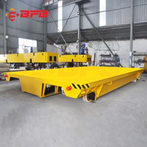 China Plastic Mould Warehouse Battery Transfer Cart On Rails supplier