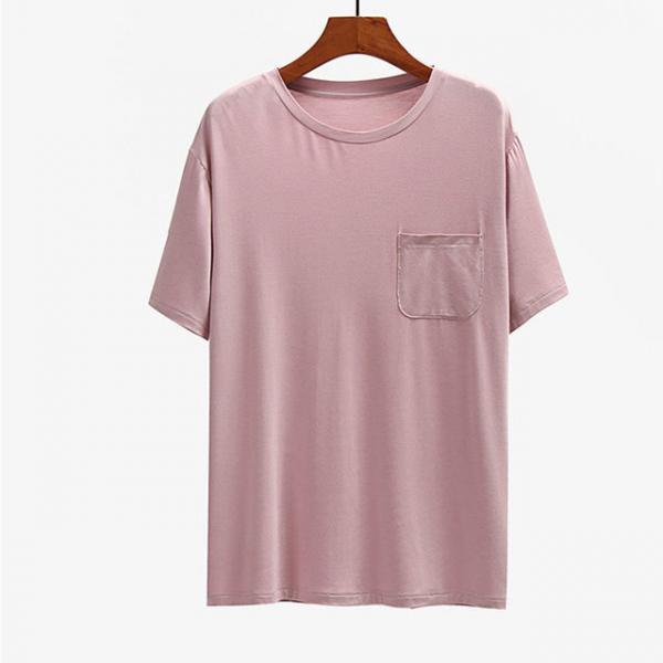 Sublimation White Pink Cotton Blank T Shirts Knitted Breathable