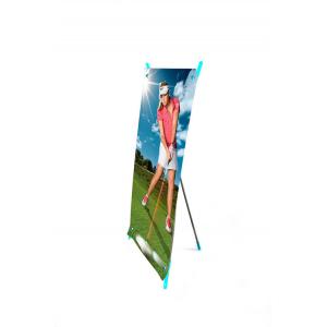China Indoor Stable Graphic Banner Stand Lightweight Mini X Banner Easy Build supplier