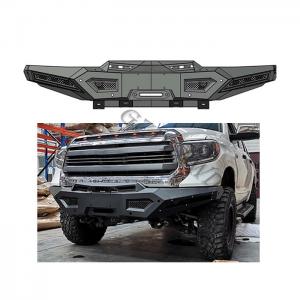 Rolled Steel Front Bumper Guard For Tundra 2007-2020 Black