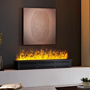 Remote Control Steel Water Vapor Mist Electric Fireplaces With Remote Control And Water Addition