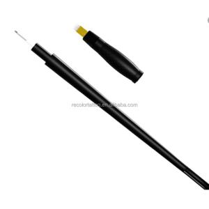 China 新型2対1使い捨てミクロブレディングペン 18U 5Rブレード羽毛眉毛 半永久化粧 3D眉毛 ヘアストロークライナー wholesale