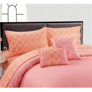 Embroidery 4/6pcs Sheet Set Microfiber Bedding set