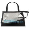 Reusable aluminium Portable pOLYESTER WINE COOLER BAG,FROZEN FOOD,ICE,HOT PIZZA,PICINIC NEED,GROCERY,SHOPPING,FISHING