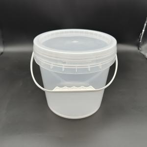 China 1L-25L Clear Plastic Bucket Containers With Lid Resistant To Stress supplier