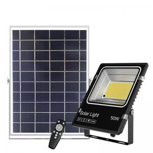 IP66 Motion Sensor Solar Flood Light 50 Watt 100w 200w Bright Solar Security Light
