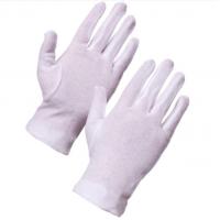 White 100% Jersey Cotton Work Gloves For Industrial And Medical Use CE / ISO9001