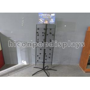 China Flooring Metal Retail Store Fixtures Double Sided Display Stand supplier