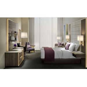 Plywood MDF Modern Luxury Bedroom Furniture For Hotel