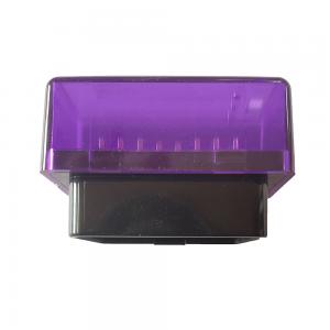 OEM Scanner OBD2 Plug Adapter 16 Pin Male With Purple Enclosure