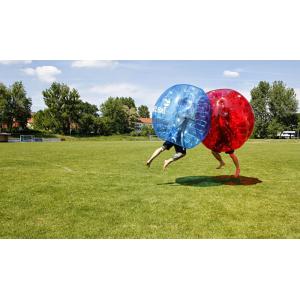 China Customized Large Inflatable Bubble Soccer , Plastic Bubble Ball Soccer Inflatable supplier