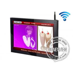 110V - 240V AC Advertising Wifi Digital Signage Displays With Format Sd Card