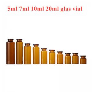 sterile 10ml vial 5ml Clear Amber Moulded Sterilie Medical Cosmetic Low Borosilicate Injection Glass Vial
