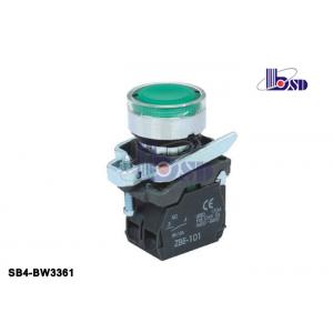 China Professional Green Push Button Switch Led Illuminated For Electrical Appliances supplier