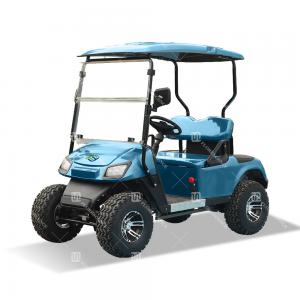 Blue color 2 Seats Mini Electric Power 4 Wheel 4 Kw Motors Golf Cart