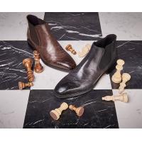 China Handmade Genuine Mens Casual Leather Boots / High Ankle Boots Environmental Friendly on sale