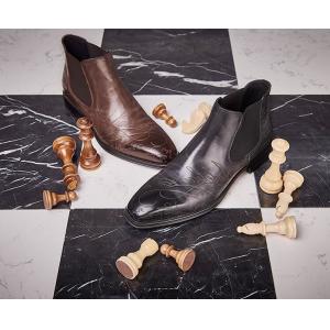 China Handmade Genuine Mens Casual Leather Boots / High Ankle Boots Environmental Friendly supplier