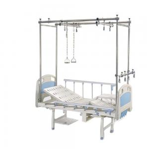 China Floor Stand Manual Hospital Bed Four Cranks Orthopedic Traction Bed Split - Legged supplier