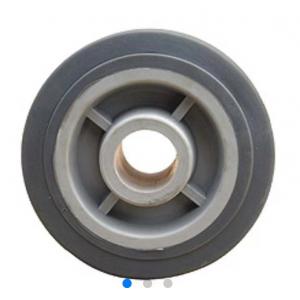 China Polyolefin Core Caster Parts Thermoplastic Rubber Wheels supplier