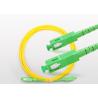 China PC8SX10 FTTx FTTH FTTB 10m SM Fiber Patch Cord / SC APC To SC APC Patch Cords wholesale