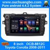 China Ouchuangbo Car DVD Stereo System for Toyota Corolla 2008-2011 Android 4.4 3G Wifi BT Audio wholesale