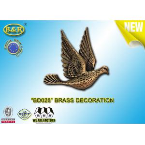 China REF. BD028 Brass Pigeon Tombstone Decoration Size 10×10.5cm Material Copper Alloy supplier