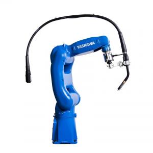 China 6 Axis Industrial Welding Robot With Teach Pendant MSR 655 Rotating Turntables supplier
