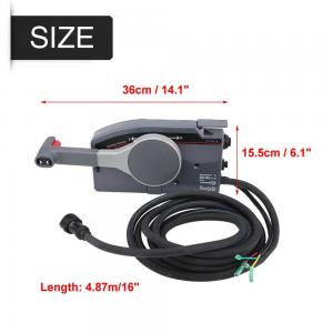 5kg 10 Pin 16ft Marine Boat Engine Controls With Cable Push Throttle