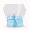 Single Use Face Mask With Protective Shield Protection Eye Visors Medical Mask