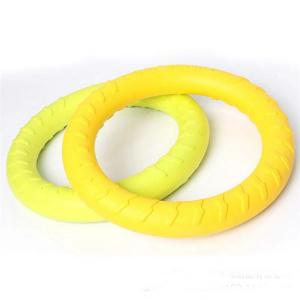 Dog Toy Ball Frisbee 9CM EVA Pull Ring Injection Molding Product Customization