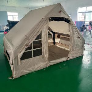 Quick Opening Inflatable Camping Tent House Cotton Air Pole 4 Person Movable Travel Tent