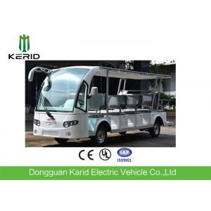 China White 14 Seats Tourist Resort Car Battery Used Electric Sightseeing Car With Sunshade supplier