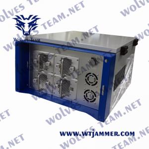Adjustable 10 Bands Bomb Signal Jammer WIFI VHF UHF Large Jamming Range 500m