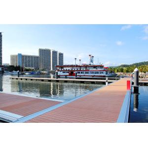 China Durable Marine Floating Platform Engineering Design WPC Decking Floating Dock Walkway wholesale