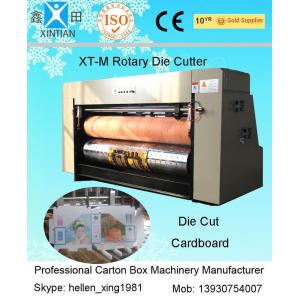 China Double Roller Feeding Rotary Die-Cutting Machine For Paperboard / Die Cut Printing supplier