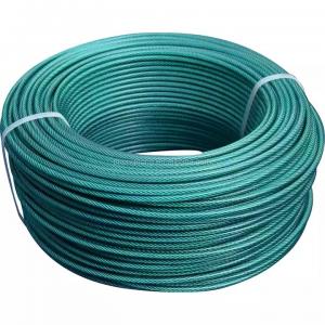 China Cold Heading Steel Special PVC / Nylon Coated Stainless Steel Wire Rope Aircraft Cable supplier