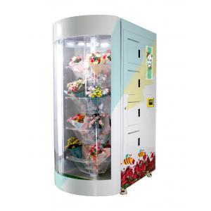 White Flower Vending Machine With Humidty And Temperature Control