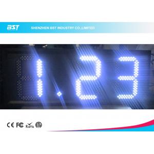 China Waterproof 8 Led Gas Price Display Ip67 / Electronic Gas Price Signs supplier