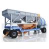 Automatic Mobile Concrete Mixing Plant For Highway 60m3/H Strong Load Capacity