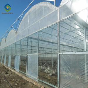 China 120km/H Multi Span Polycarbonate Aluminium Greenhouse With Irrigation System wholesale