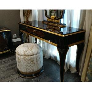 China Makeup Dresser Stool Bedroom Chair Antique Dressing Ottoman supplier