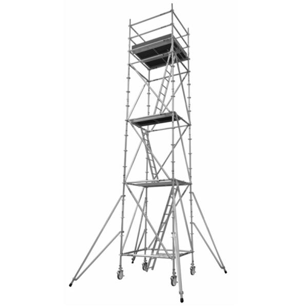 Aluminum Ringlock Scaffolding System Customized For Construction / Building