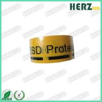 China Protect Area ESD Warning Tape / ESD Safe Tape Size 50mm * 33M Core Diameter 76mm on sale