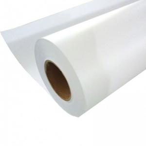 China Eco Solvent Vinyl Adhesive Tape , Good Ink Absorption Self Adhesive Wall Vinyl supplier