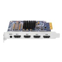 China TC200N4 4 Channels 1080P60 PCIe HDMI Video Capture Card Multipurpose on sale