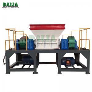 China Easy Operation Double Shaft Shredder Machine For Waste Mattress / Rubber Foam supplier