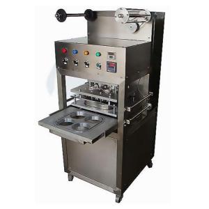 China Stainless Steel Automatic Packing Sealing Machine 2KW Plastic Cup 0.8Mpa supplier
