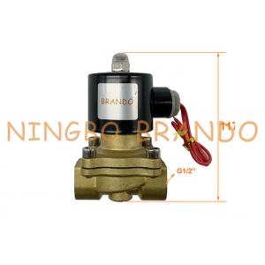 UW Series 1/2'' UD-15 2W160-15 Semi-Diaphragm Brass Solenoid Valve